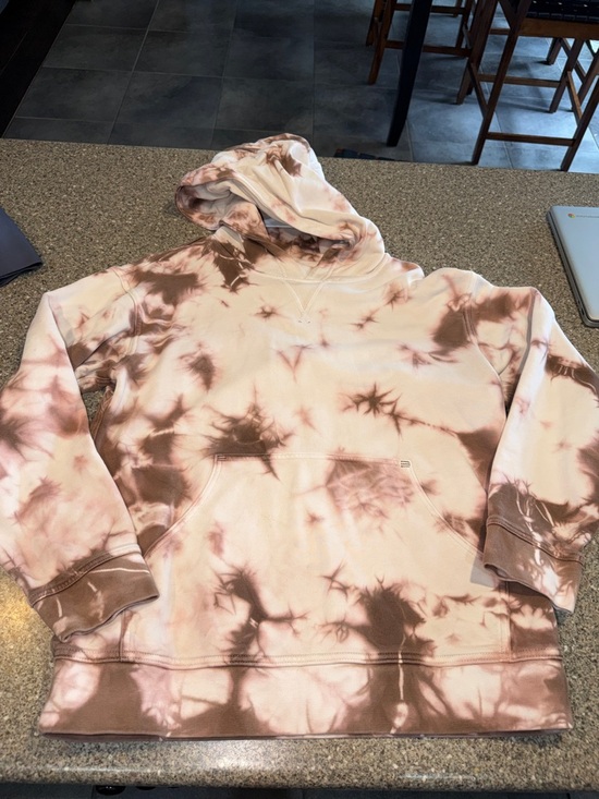 lululemon athletica Tops - lululemon athletica Pink and Brown Tie-Dye Hoodie